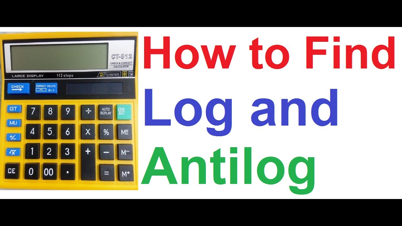 anti logarithms calculator